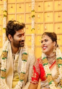 Thiruveer and KalpanaRao Marriage   title=